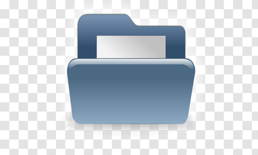 Clip Art Image - Blue - Directory Vector Transparent PNG