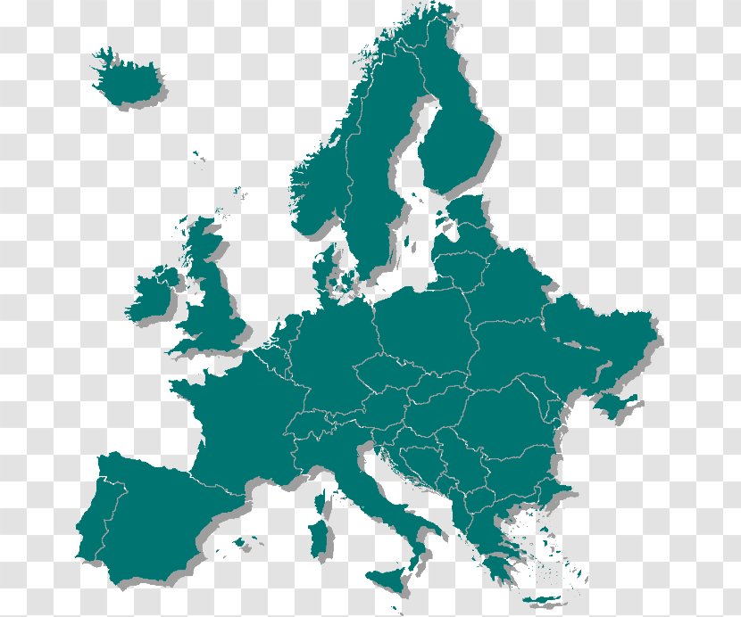 Europe Vector Map - Stock Photography Transparent PNG