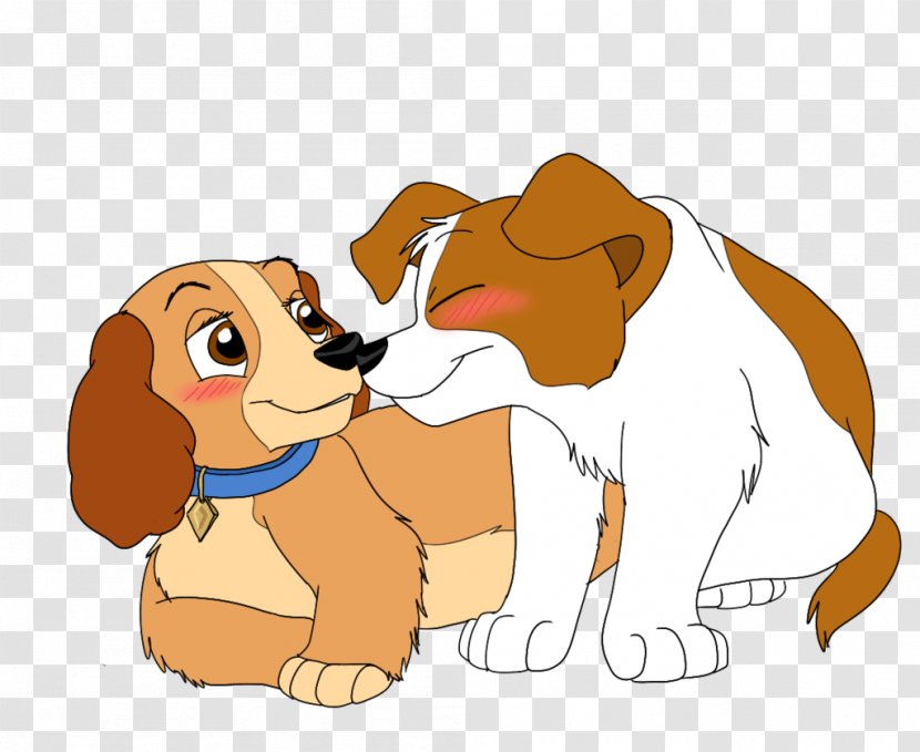 Eskimo Kissing The Tramp Beagle - Chasing Love Transparent PNG
