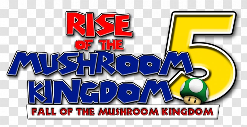 Logo Banner Brand Line - Advertising - Mushroom Kingdom Transparent PNG