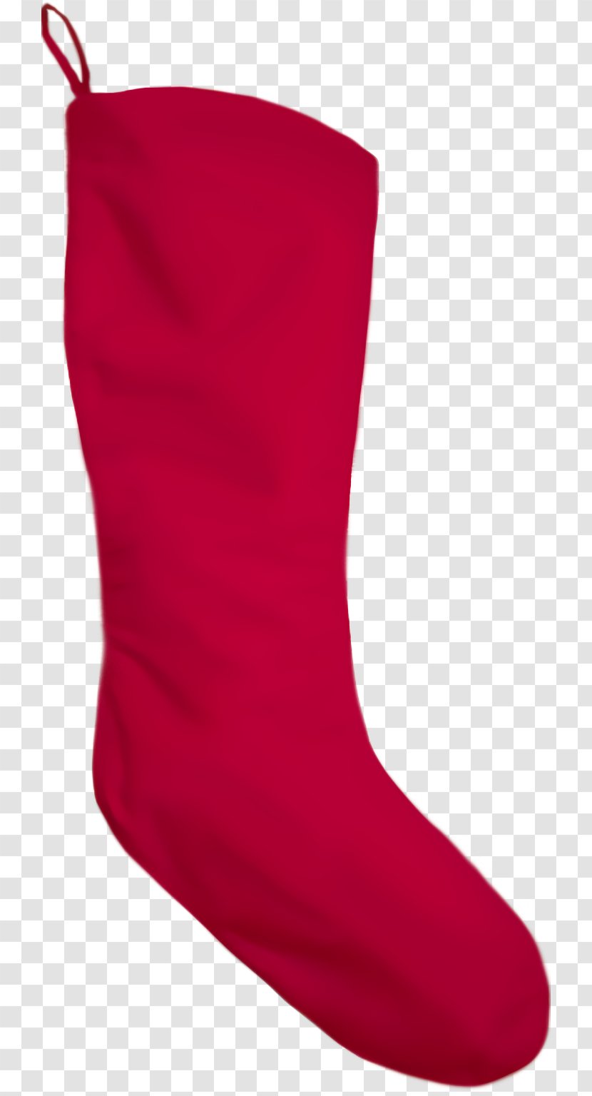 Christmas Stocking Socks - Maroon - Trousers Carmine Transparent PNG
