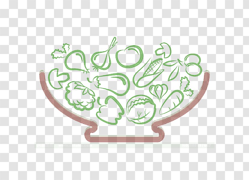 Potato Salad Caesar Broccoli Slaw - Green - Vegetable Bowl Transparent PNG