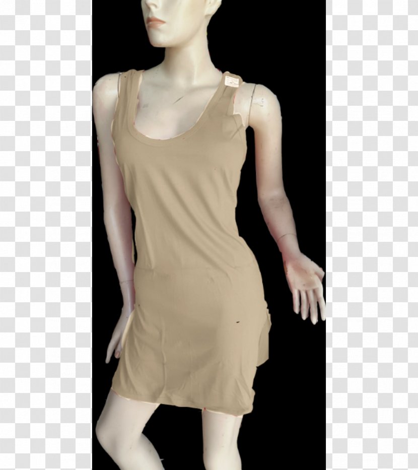 Cocktail Dress Shoulder Beige - Frame Transparent PNG