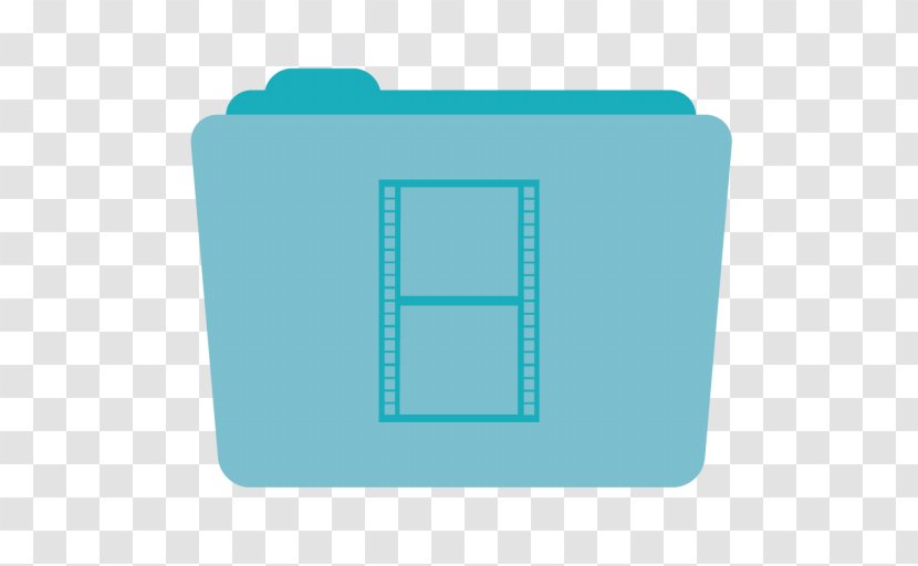 Blue Brand Aqua - Folder Movies Transparent PNG