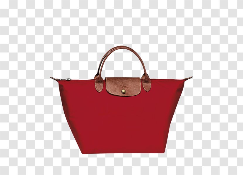 Longchamp Le Pliage Large Shoulder Tote Handbag Medium Leather - Bag Transparent PNG