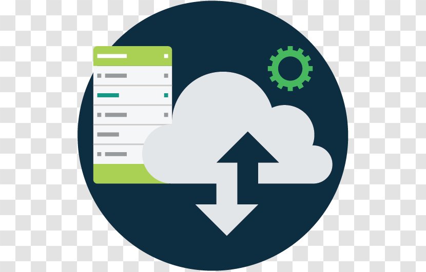 Cloud Computing Storage Big Data Remote Backup Service - Logo Transparent PNG