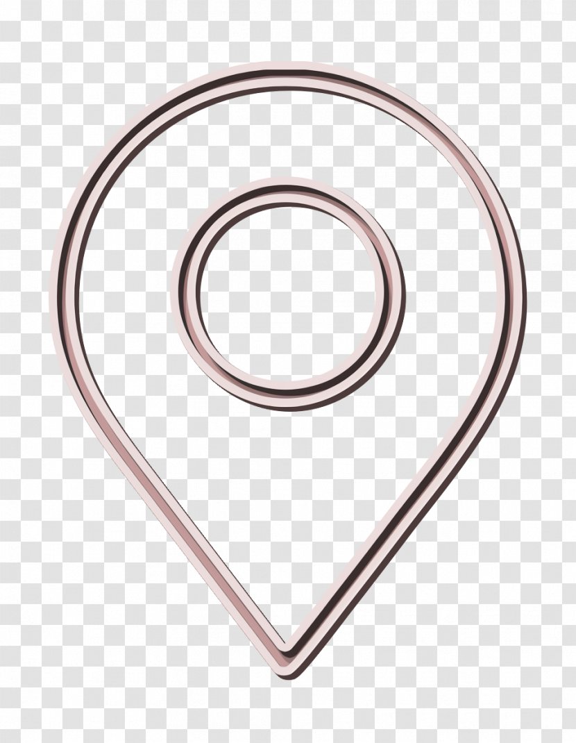 Location Icon Misc Pin - Metal Transparent PNG