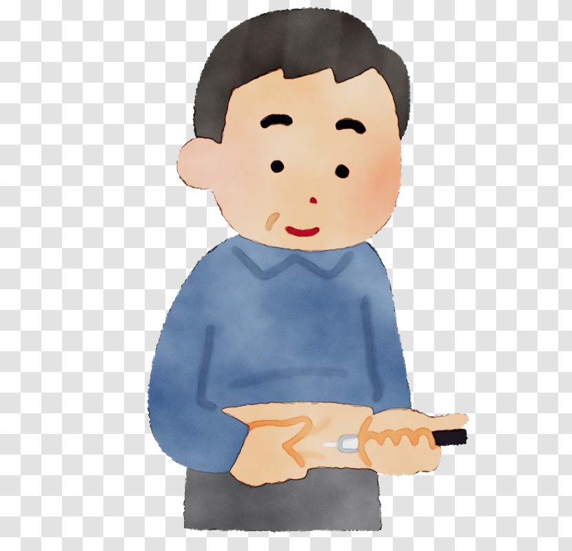 Cartoon Child Gesture Transparent PNG