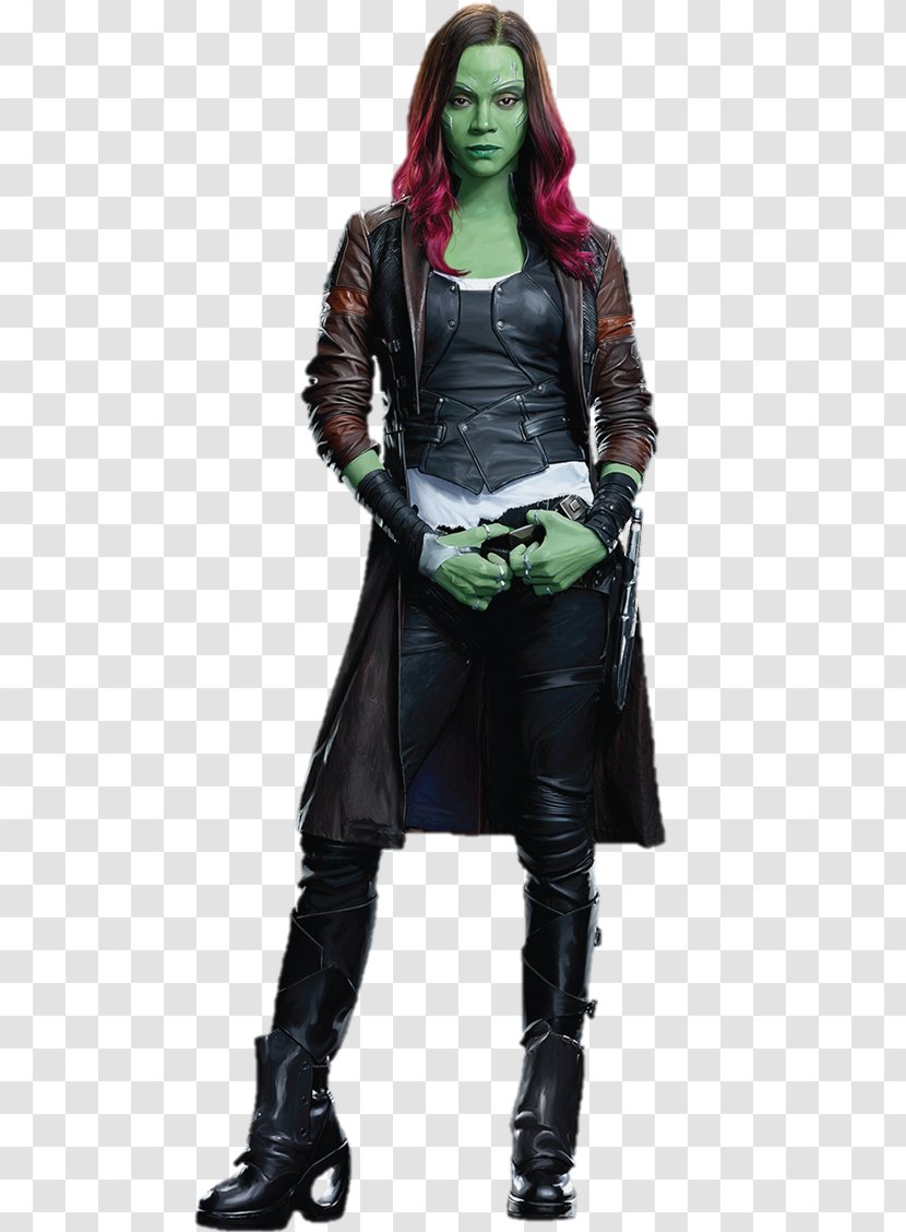 Gamora Guardians Of The Galaxy Vol. 2 Zoe Saldana Costume Clothing - Tree - Cosplay Transparent PNG