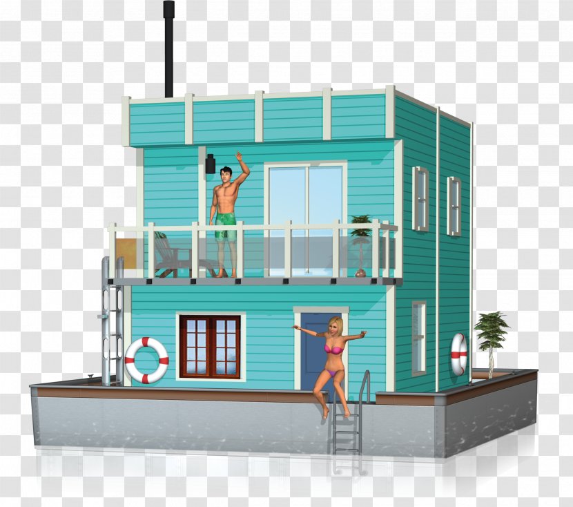 The Sims 3: Island Paradise Electronic Arts Expansion Pack Houseboat - Beach Transparent PNG