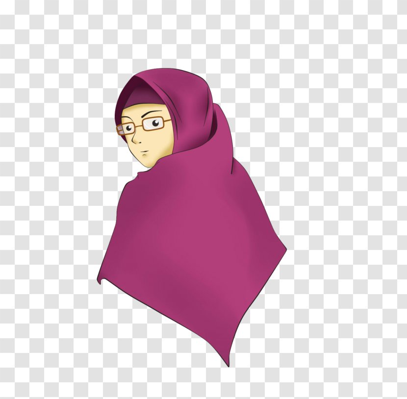 Indonesia Courtship Love Felda Selendang Muslim - Purple - Hijab Transparent PNG