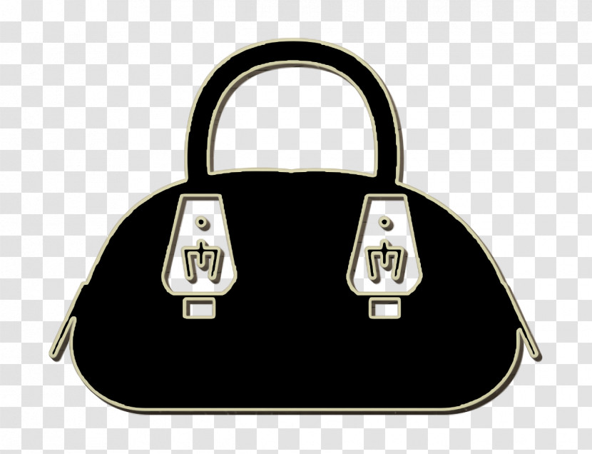 Female Hand Bag With Metal Handle Tips Icon Fashion Icon Handbag Icon Transparent PNG