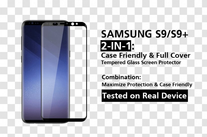 Smartphone Samsung Galaxy S9 S8 Mobile Phone Accessories Feature - Glass Transparent PNG