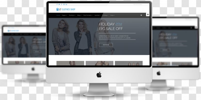 Responsive Web Design Template System Joomla - Bootstrap - Vote Online Transparent PNG