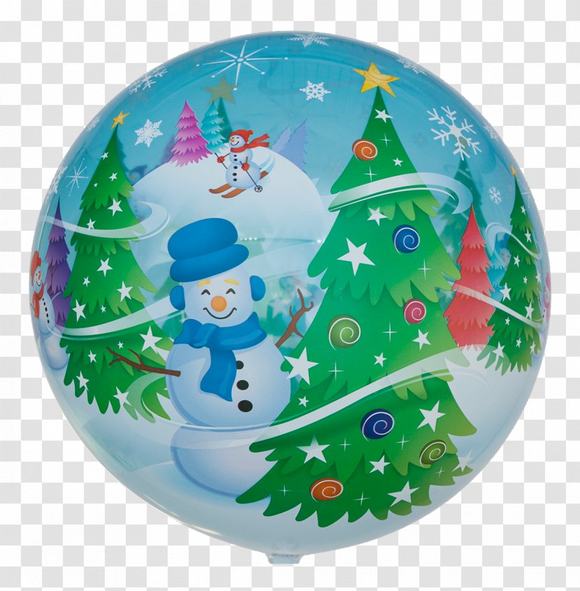 Santa Claus Toy Balloon Christmas Snowman - Mylar Transparent PNG