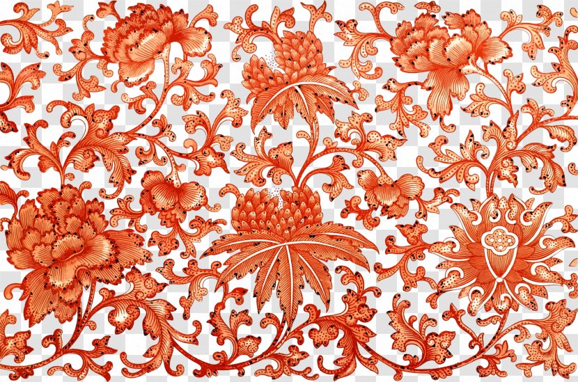 Examples Of Chinese Ornament Motif Pattern - Rug Transparent PNG