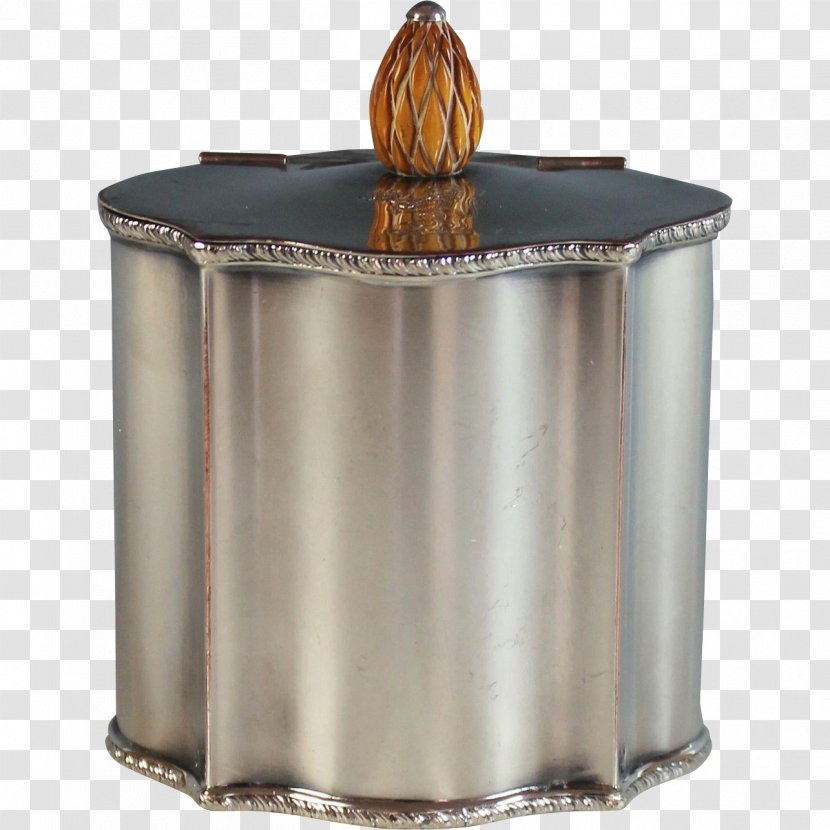Tea Caddy Silver Plate Lid - Bowl Transparent PNG