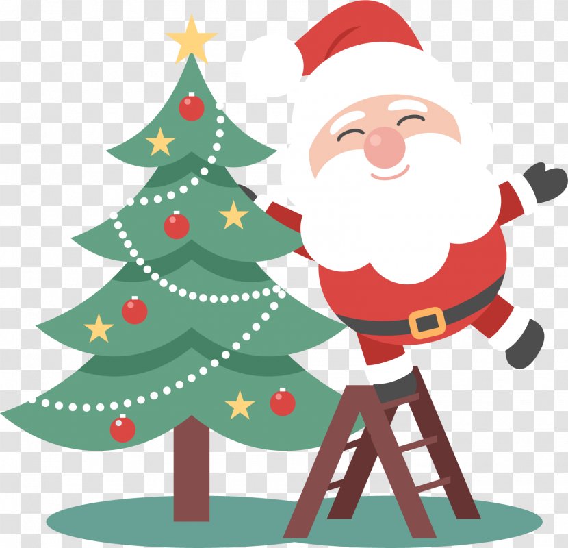 Santa Claus Christmas Day Tree & Mrs. - After Shopping Transparent PNG