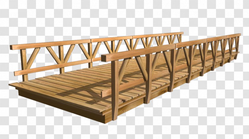 Wood Lumber Timber Bridge Simple Suspension - Hardwood - Wooden Transparent PNG