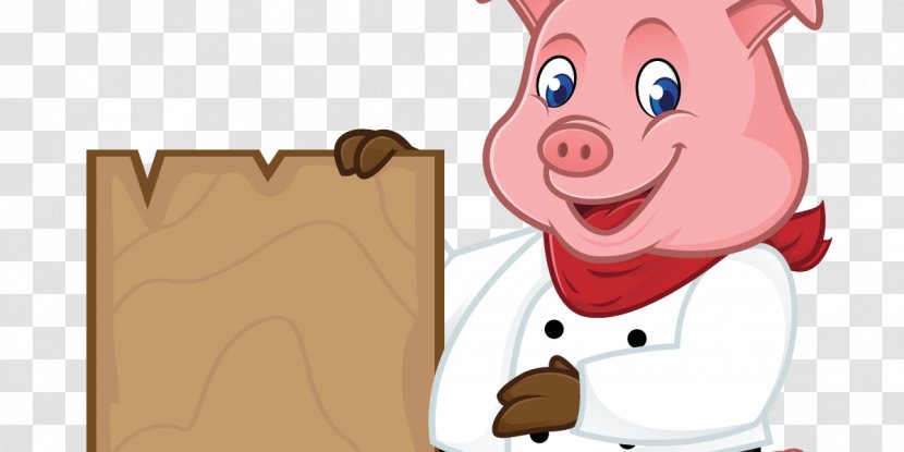 Royalty-free Pig - Watercolor - Chef Transparent PNG