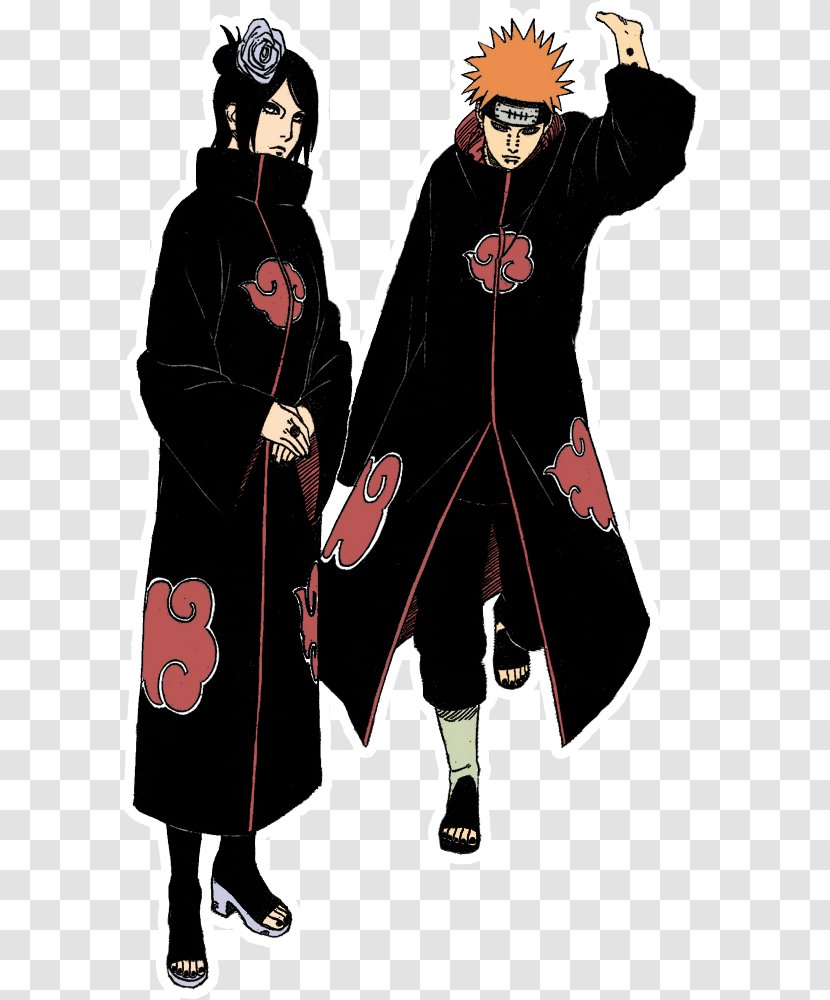 Konan Pain Itachi Uchiha Akatsuki Yahiko - Flower - Naruto Transparent PNG