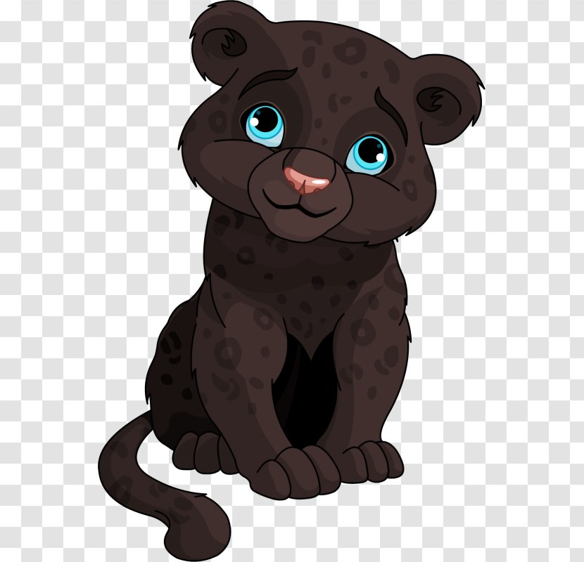 Black Panther Cat Sticker Drawing - Cougar - Animal Figure Transparent PNG