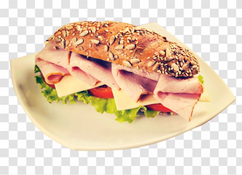 Ham And Cheese Sandwich Panini Club - B%c3%a1nh M%c3%ac - Tray Of Slices Bread Transparent PNG