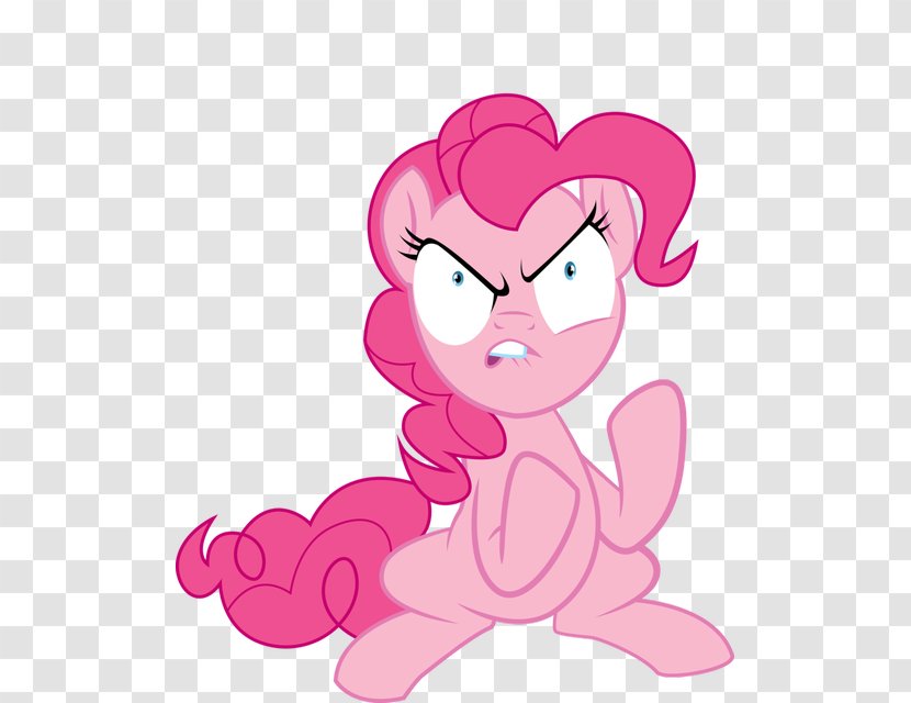 Pony Pinkie Pie - Silhouette - Flower Transparent PNG