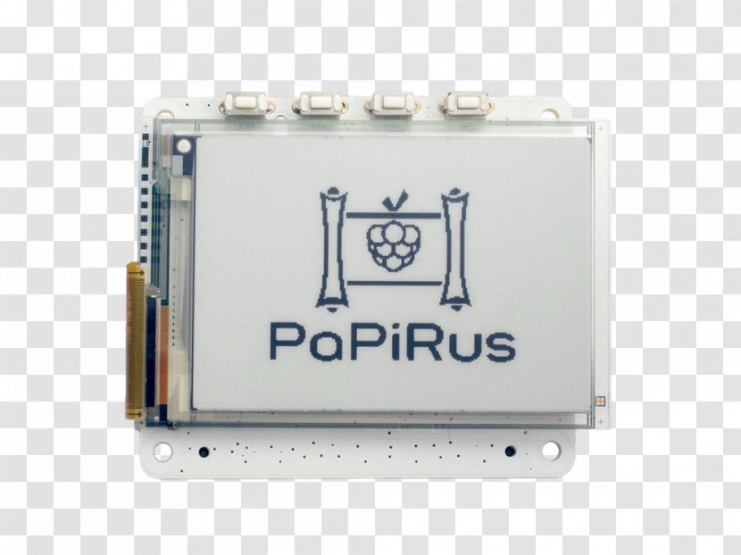 Electronic Paper E Ink Raspberry Pi Display Device - Papirus Transparent PNG