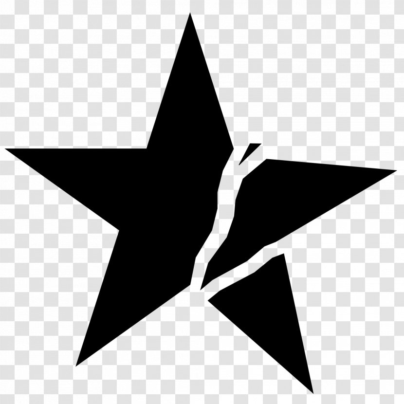 Black-and-white Logo Star Transparent PNG