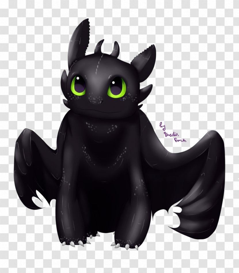 Toothless How To Train Your Dragon Drawing - Figurine Transparent PNG