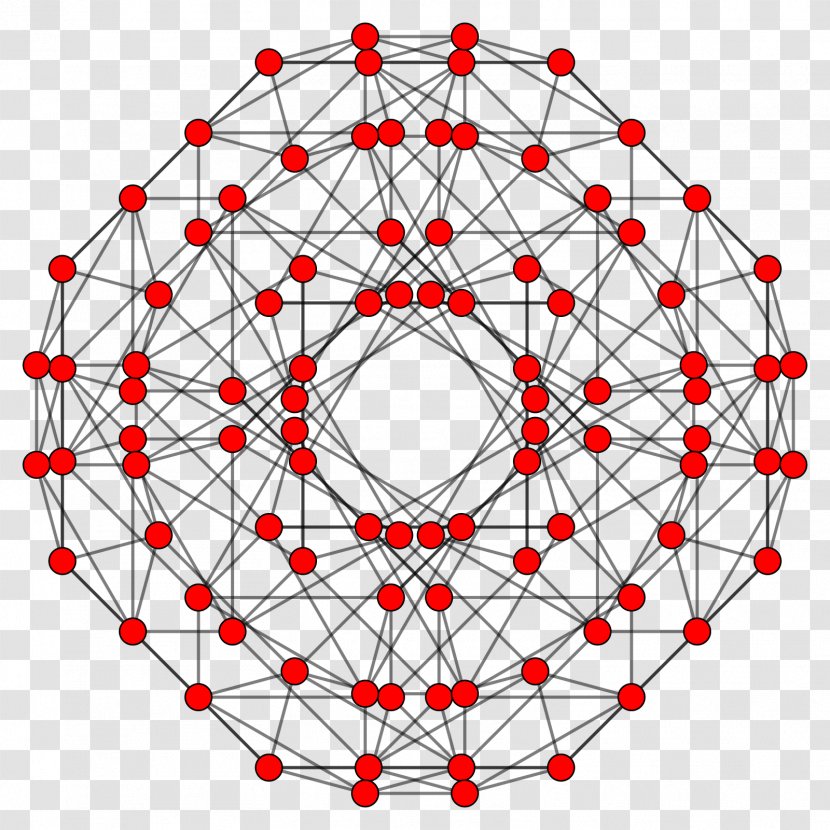 Cantellated Tesseract Cantellation Geometry Regular Polytope - Structure - Axonometric Transparent PNG
