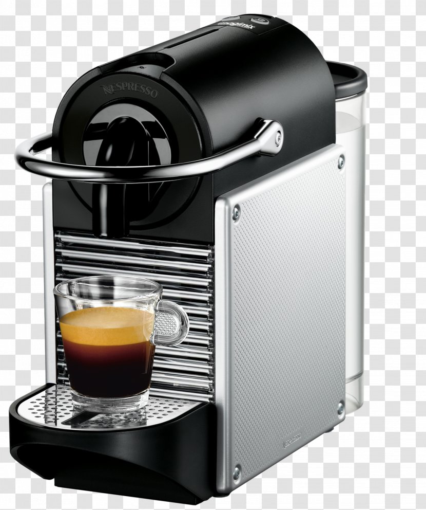 Espresso Machines Nespresso Coffeemaker De'Longhi - Machine - Aluminum Transparent PNG