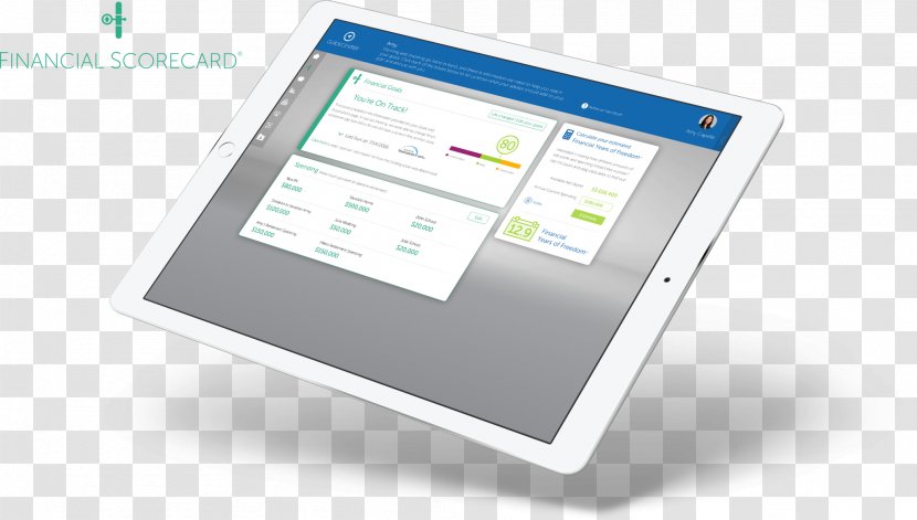 Finance United Capital Handheld Devices Money Saving - Scorecard Transparent PNG