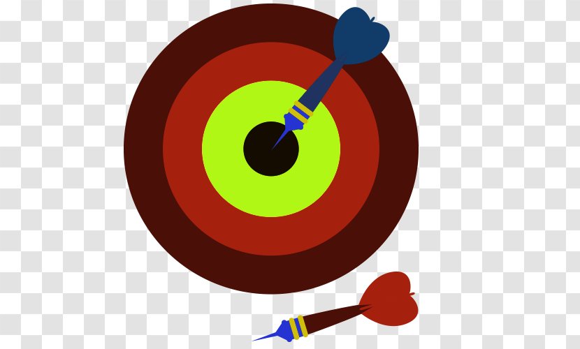 Cartoon Drawing - Shooting Target - Darts Transparent PNG