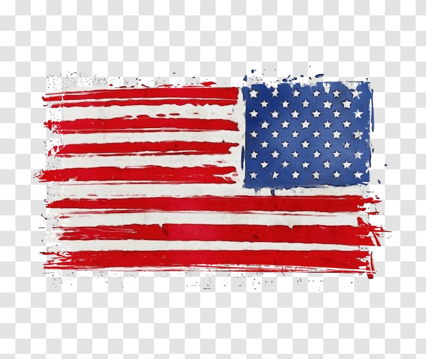 Independence Day Flag - Paint - Usa Transparent PNG