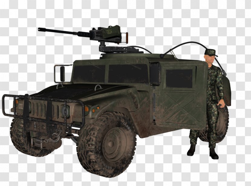 Humvee Armored Car Vehicle Art - American Soldier Transparent PNG