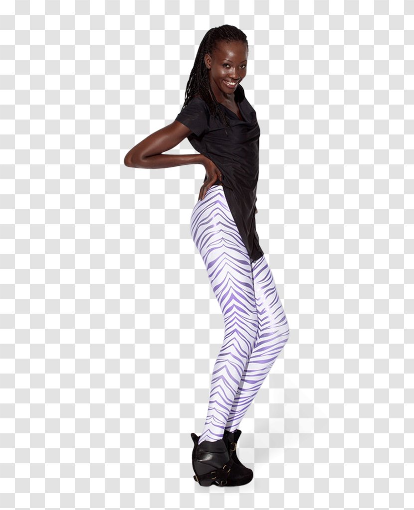 Leggings Waist Tights Jeans Sleeve - Heart - Zebra Themed Transparent PNG