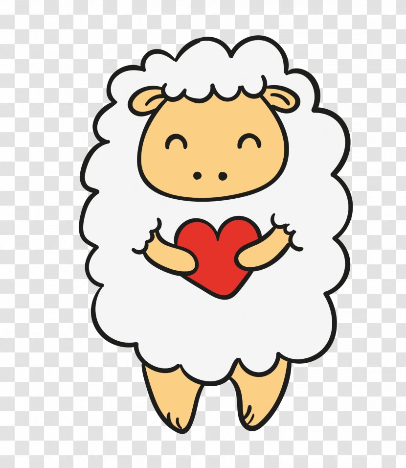 Cartoon Download - Text - Sheep Transparent PNG