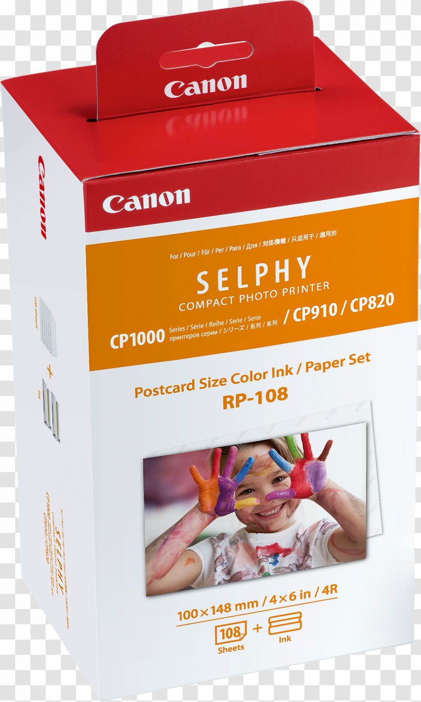 Canon SELPHY CP1300 Ink Printing Printer - Carton Transparent PNG