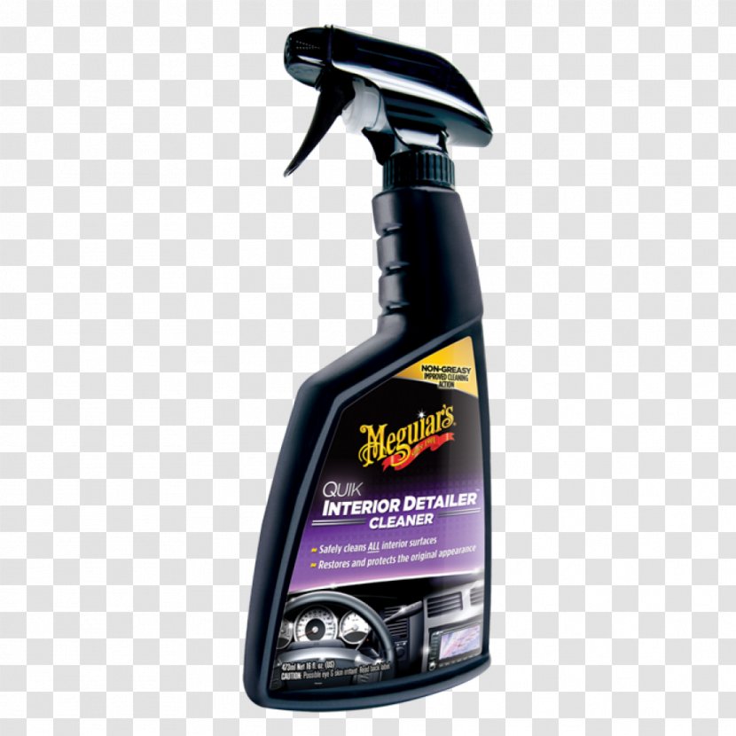 Clnr Intr 16Oz Plstc Btl Spry MEGUIAR'S INC. Interior Cleaners G13616 Clear Car Meguiar ́s Millilitres Spray Bottle Oil Meguiar's G16216 Ultimate Detailer - Cleaning Transparent PNG