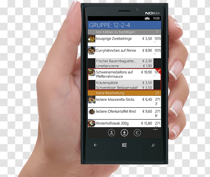Feature Phone Smartphone Mobile Phones Device Management Restaurant - Gadget Transparent PNG