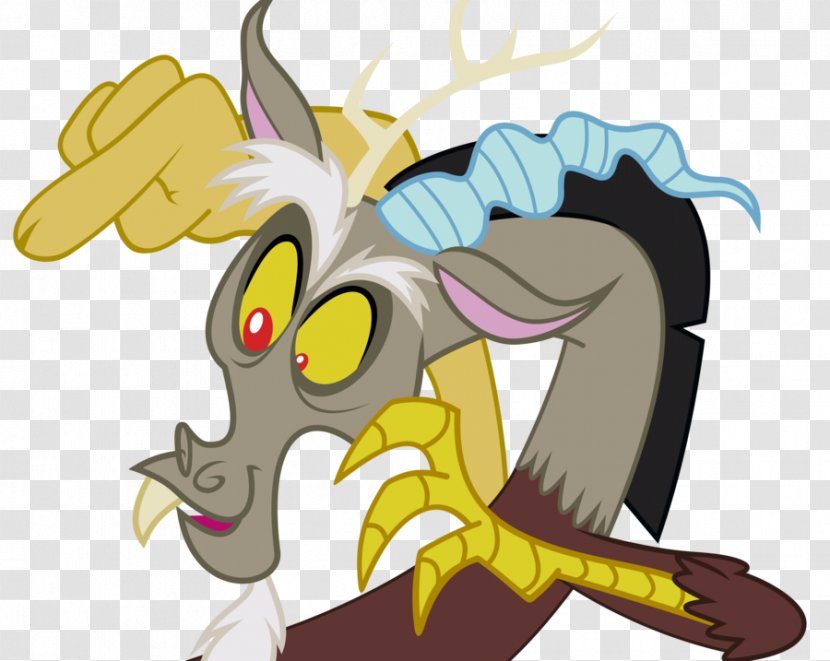 Pony Discord Drawing Princess Luna - Villain - Vertebrate Transparent PNG