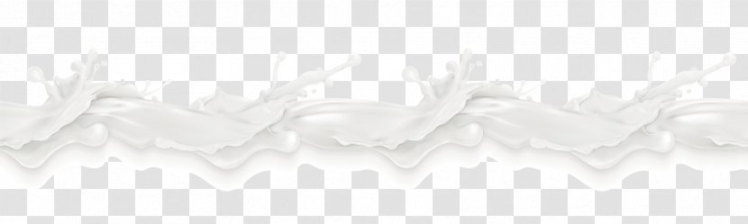 Paper White Pattern - Black And - Vector Spilled Milk Transparent PNG