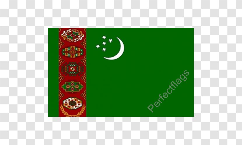 Flag Of Turkmenistan National Anthem - Rectangle Transparent PNG