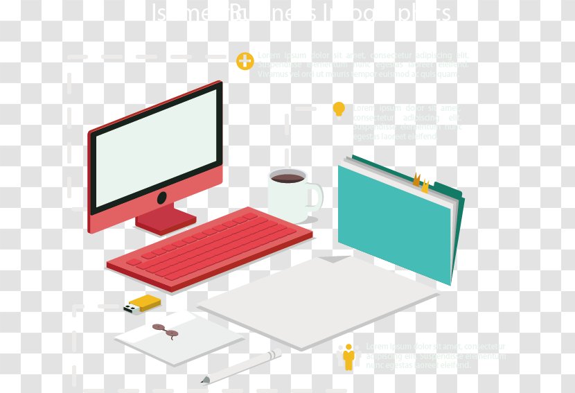 Flat Design Microsoft Office - Brand - Vector Hand-drawn Computer Transparent PNG