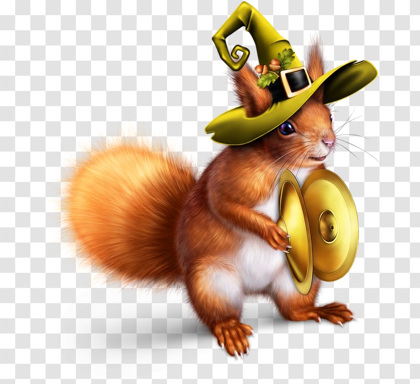 Squirrel Cartoon - Tree - Pest Rodent Transparent PNG