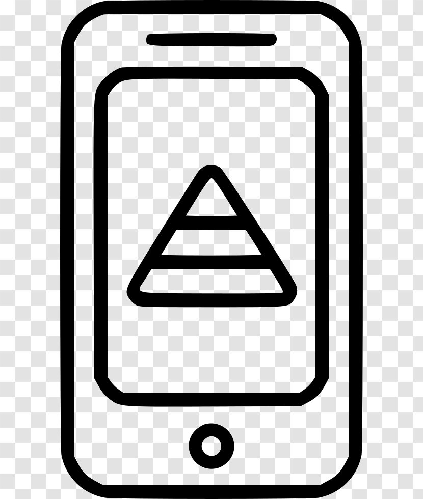 Triangle Black & White - Line Art - M Product DesignPyramid Icons Transparent PNG