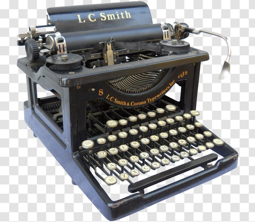 Typewriter - Office Supplies - Machine Old Transparent PNG