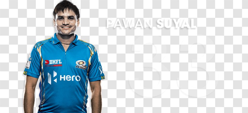 Mumbai Indians Indian Premier League Cricket Jersey Pawan Kalyan Filmography Transparent PNG